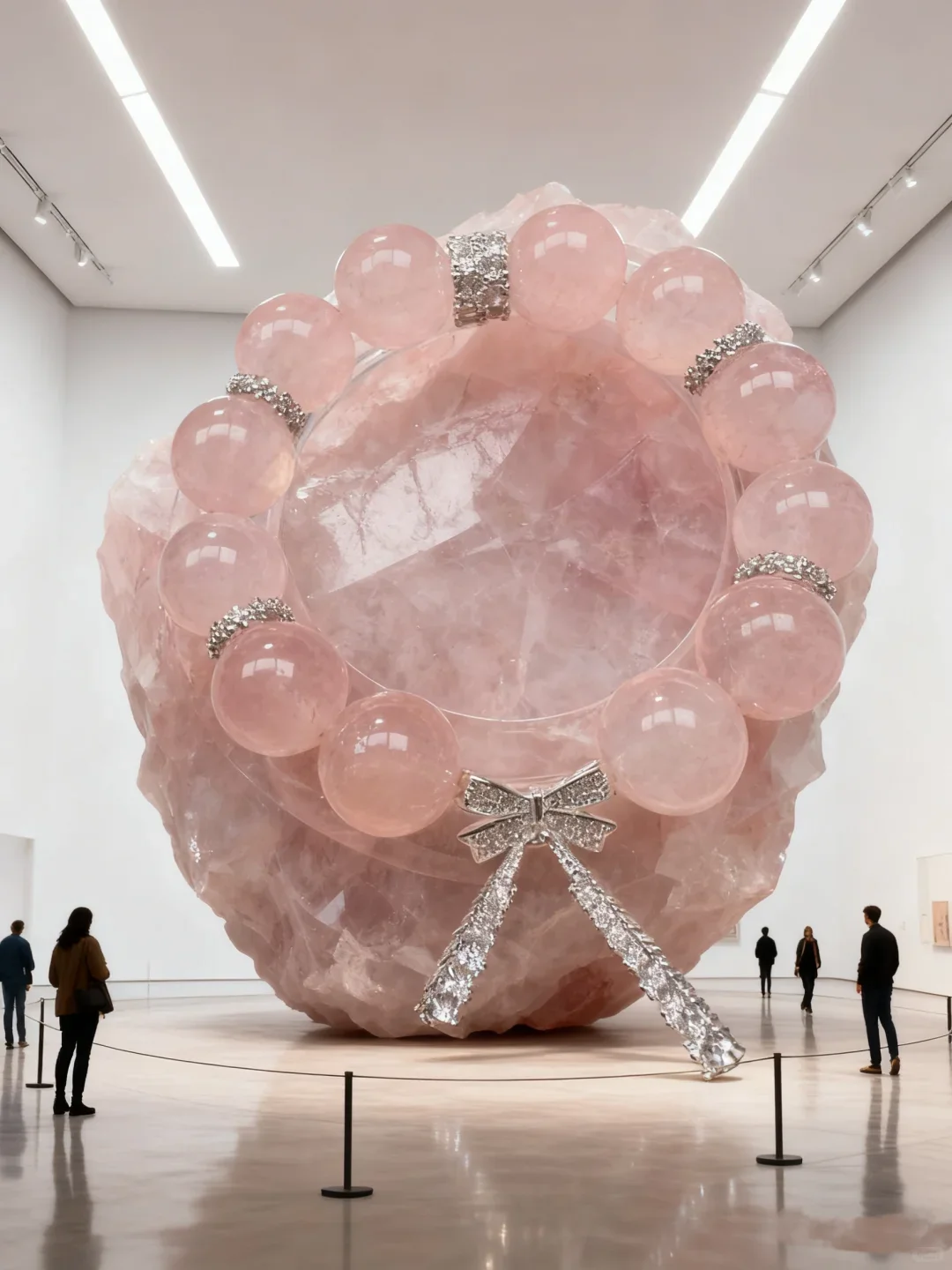 天然馬達加斯加粉水晶手鍊女款西柚色果凍珠招桃花旺人緣補火能量手串